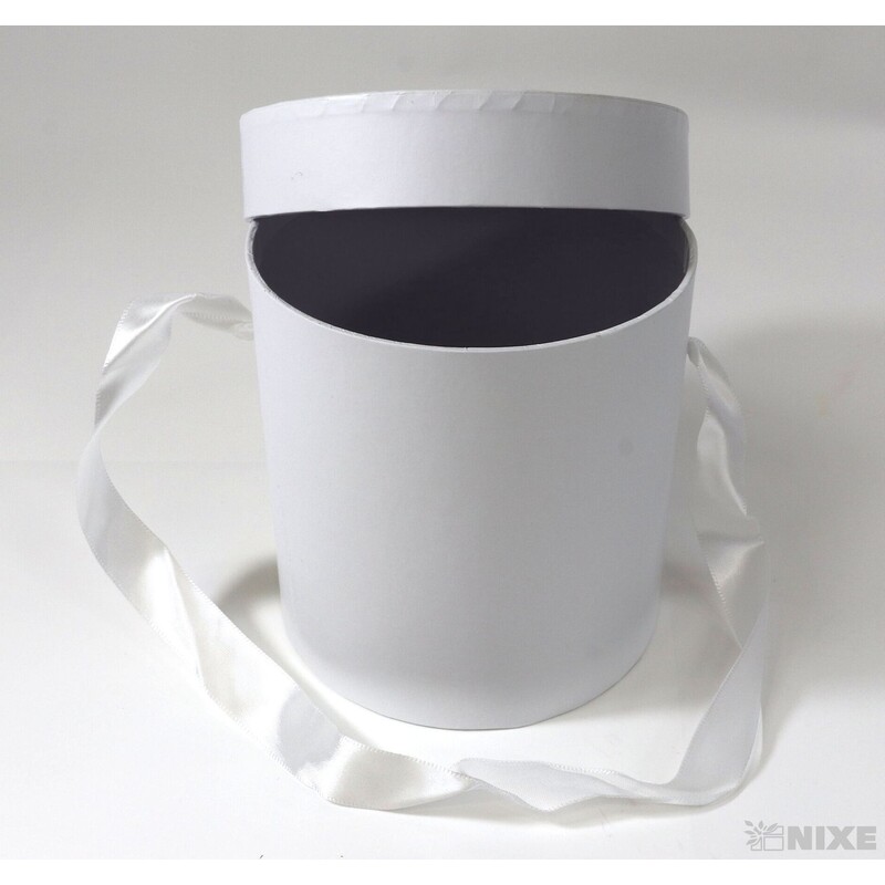 KVĚTINOVÝ BOX 12x13cm*BÍLÁ