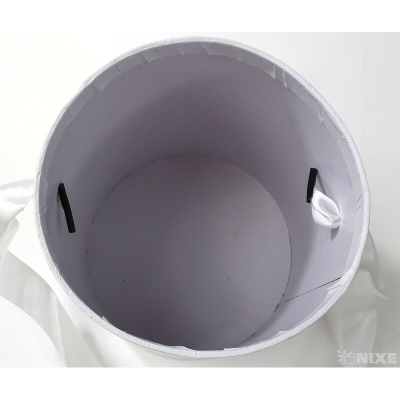 KVĚTINOVÝ BOX 12x13cm*BÍLÁ