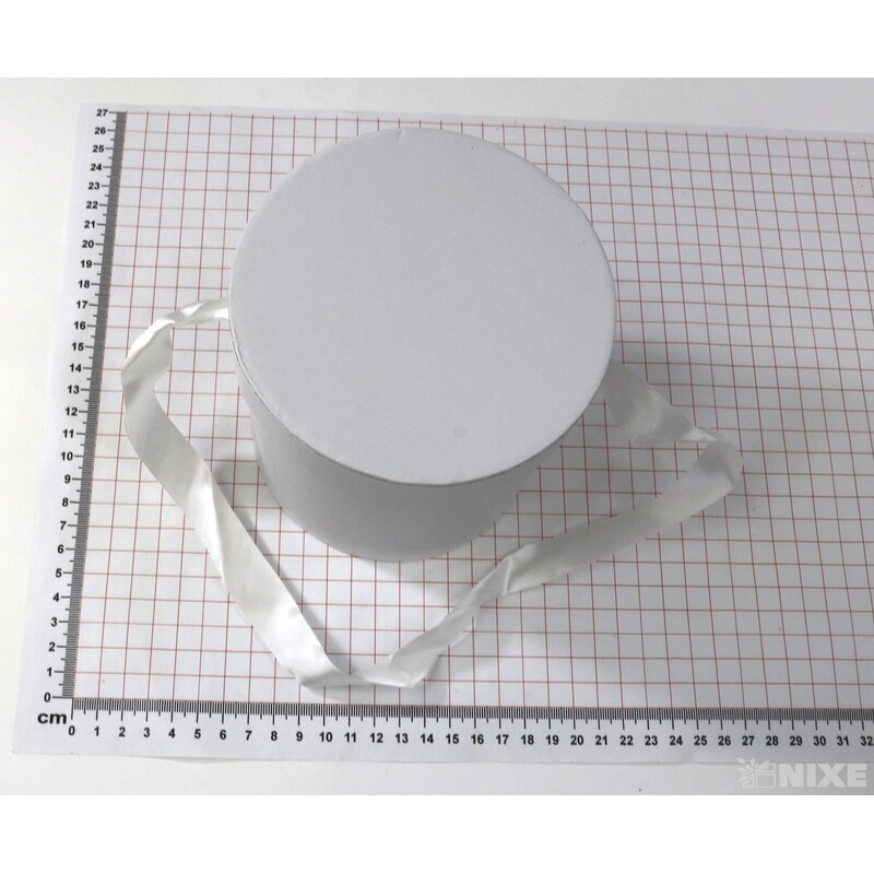 KVĚTINOVÝ BOX 12x13cm*BÍLÁ