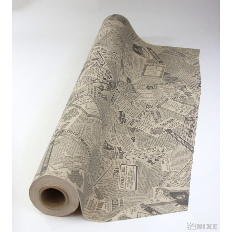 ROLE PLAST NEWS 70cmx40m*ŠEDÁ