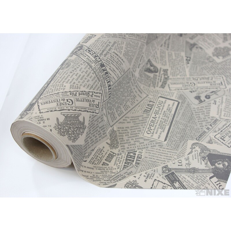 ROLE PLAST NEWS 70cmx40m*ŠEDÁ