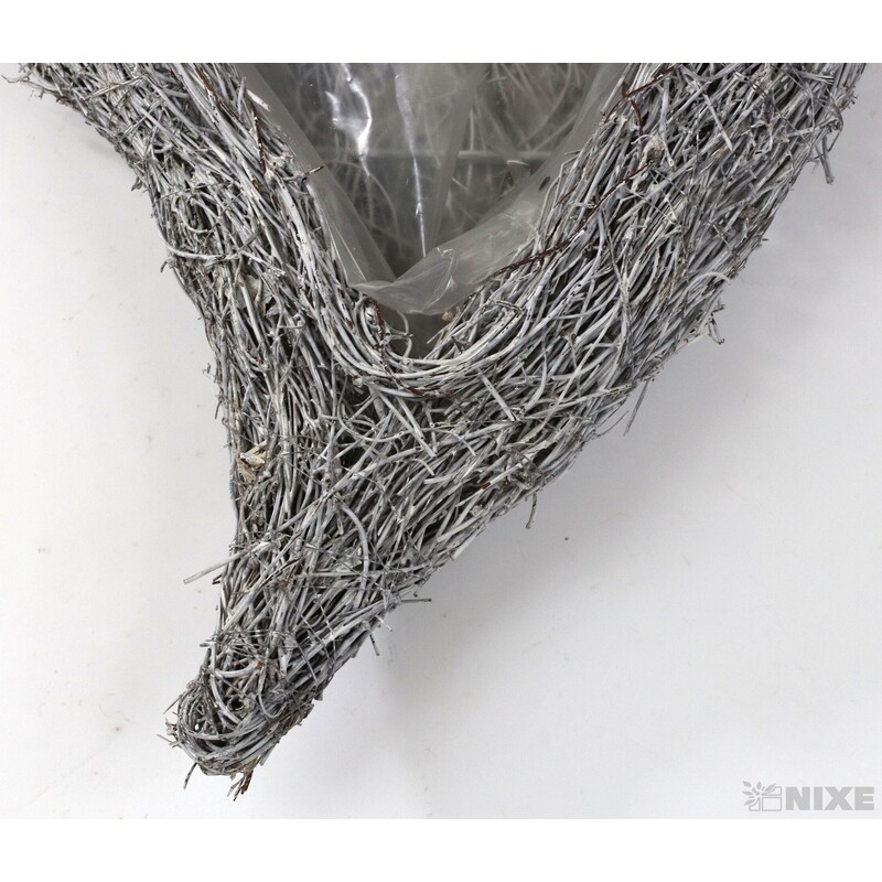 OBAL SRDCE 21x25x3cm*BÍLÁ