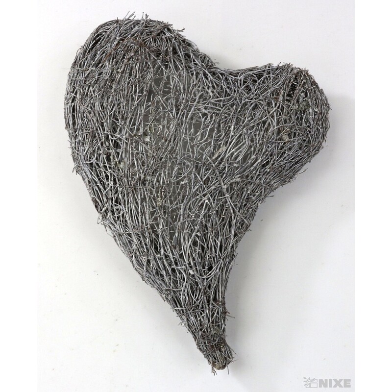 OBAL SRDCE 21x25x3cm*BÍLÁ