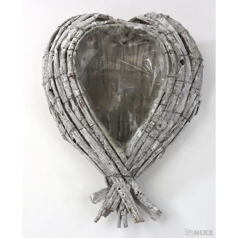 OBAL SRDCE 36x27x9cm*BÍLÁ