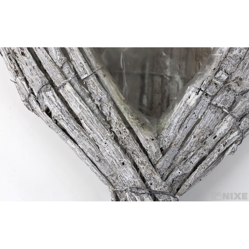 OBAL SRDCE 36x27x9cm*BÍLÁ