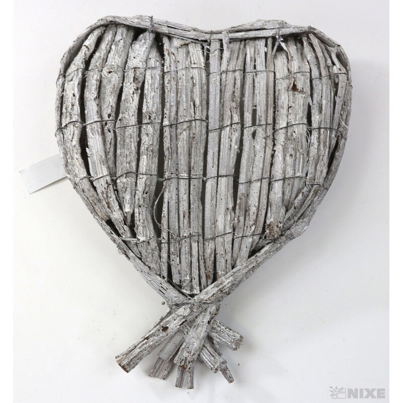 OBAL SRDCE 36x27x9cm*BÍLÁ