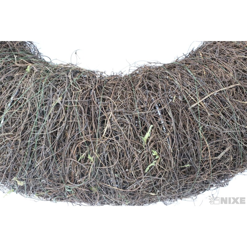 VĚNEC RÉVA 58cm*ZELENÁ+HNĚDÁ