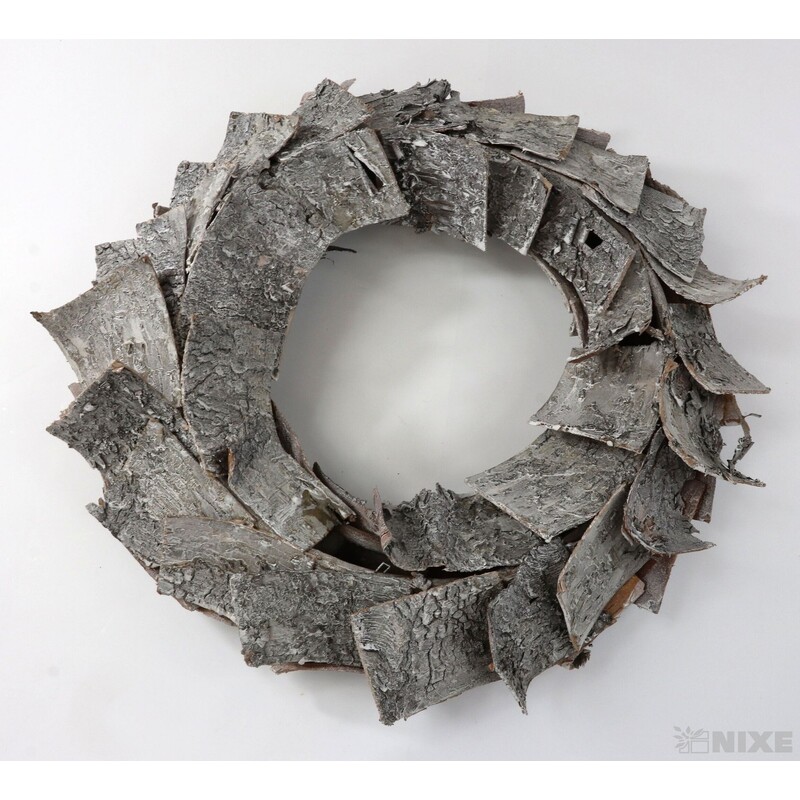 VĚNEC KŮRA 40cm*BÍLÁ