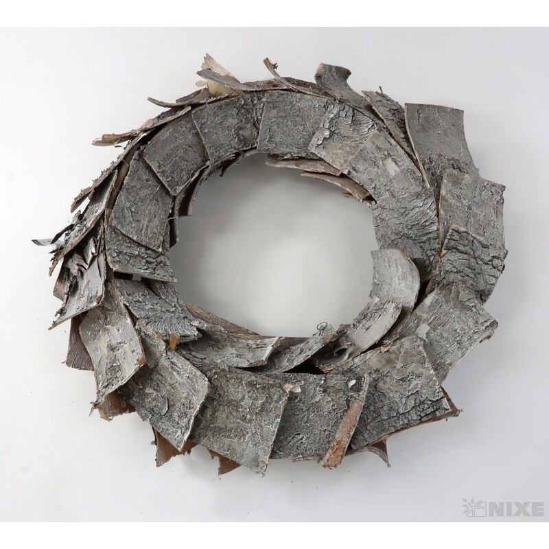 VĚNEC KŮRA 40cm*BÍLÁ