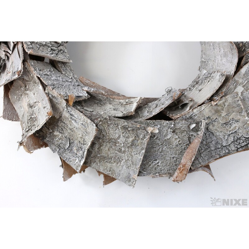 VĚNEC KŮRA 40cm*BÍLÁ