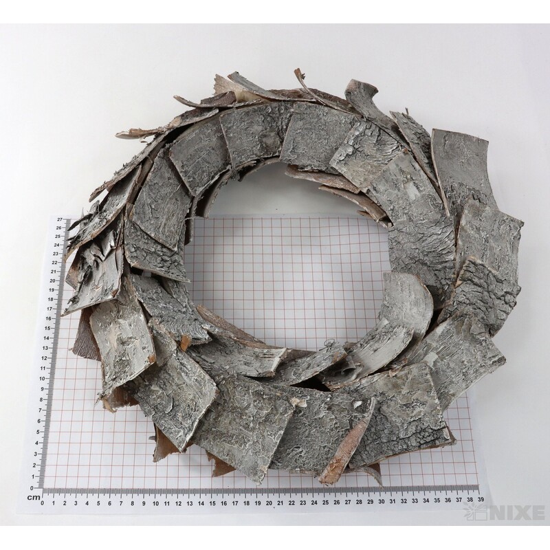 VĚNEC KŮRA 40cm*BÍLÁ