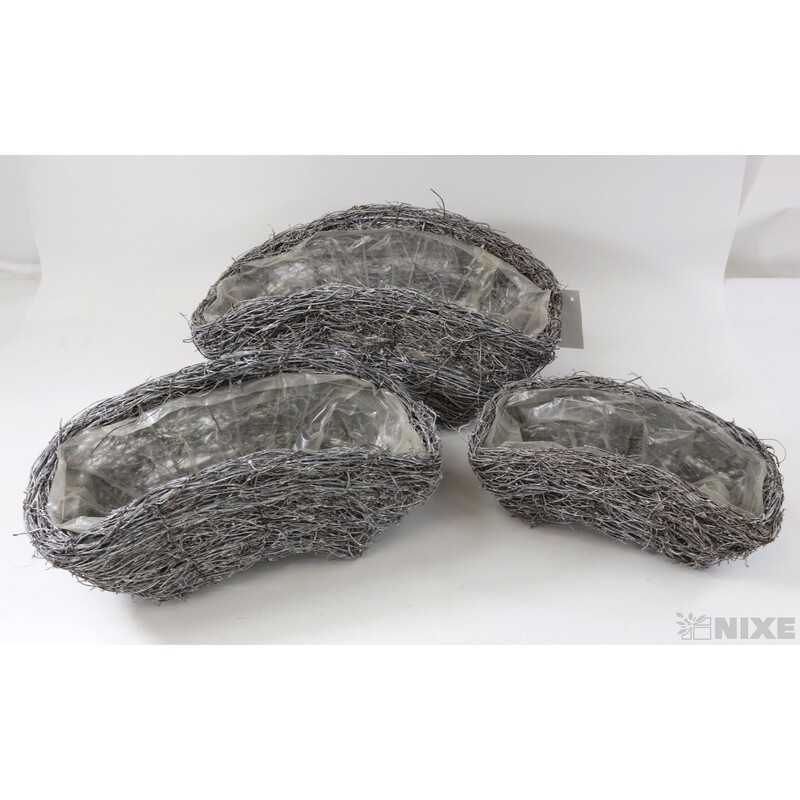 OBAL RÉVA 34x15x11cm 29x11x10 22x9x7*BÍLÁ