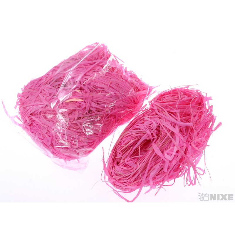 RAFIA 250g*RŮŽOVÁ C20