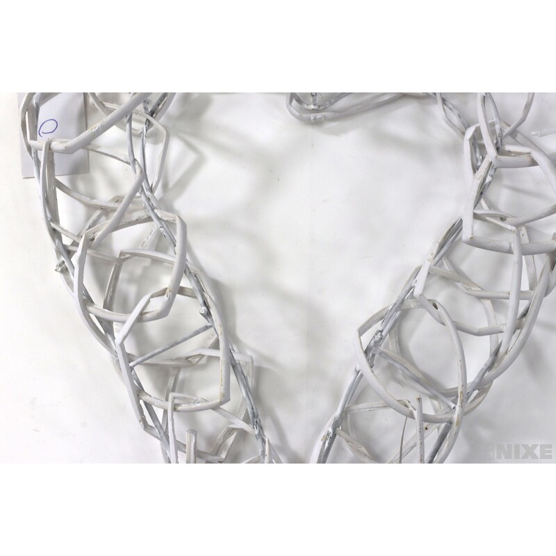 SRDCE ZÁVĚS 34cm*BÍLÁ