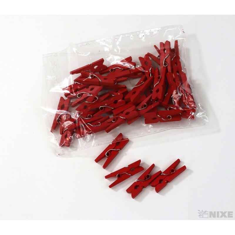 KOLÍČEK 2,5cm 36ks*ČERVENÁ