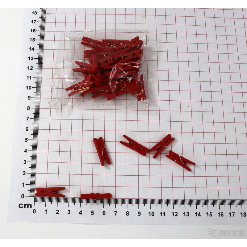 KOLÍČEK 2,5cm 36ks*ČERVENÁ