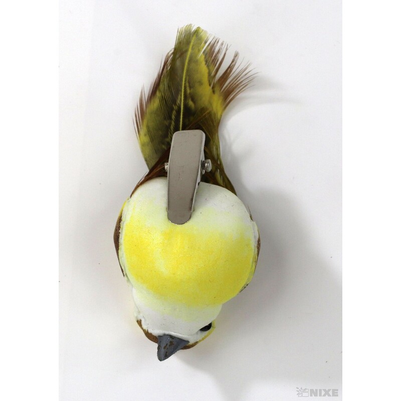 PTÁČEK  KLIPS 6cm 12ks*MIX BAREV