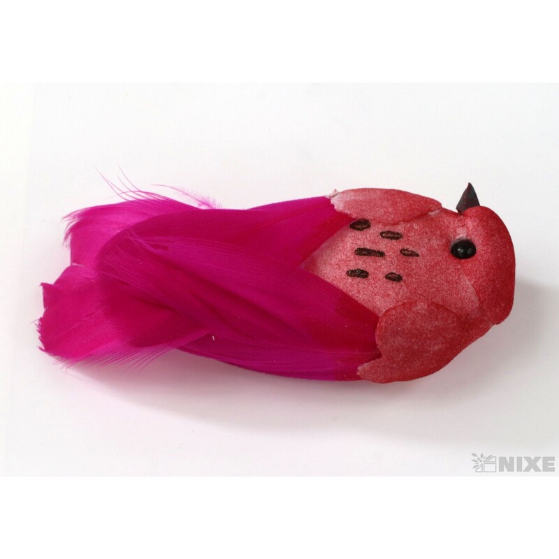 PTÁČEK KLIPS 6cm 24ks*MIX BAREV