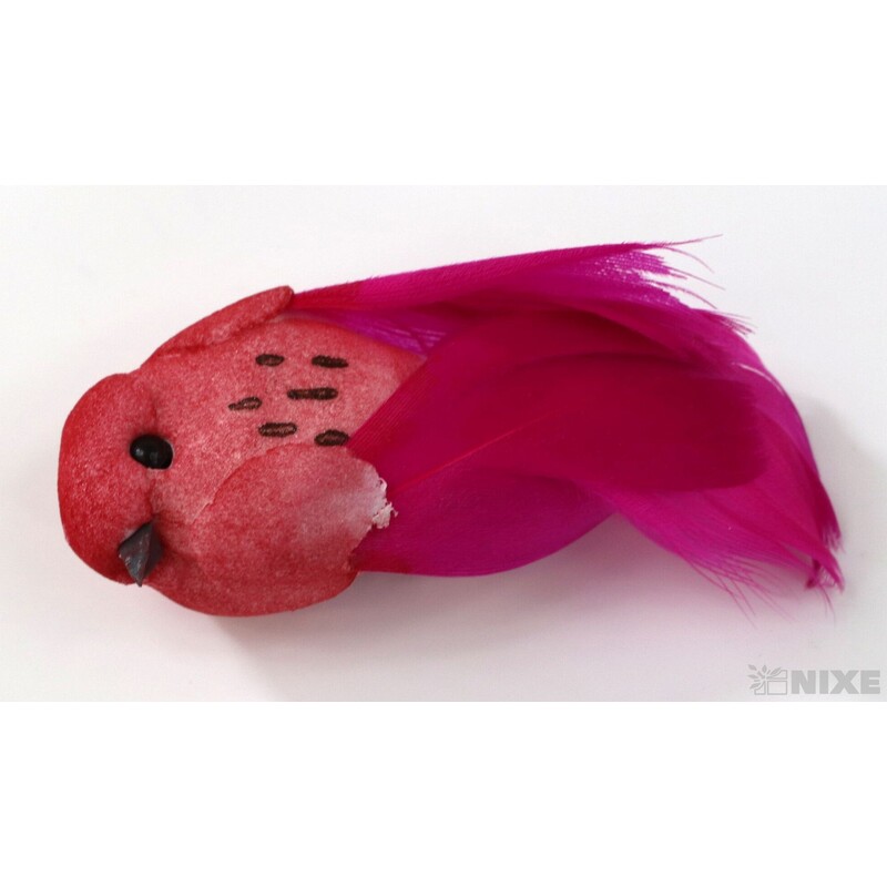 PTÁČEK KLIPS 6cm 24ks*MIX BAREV