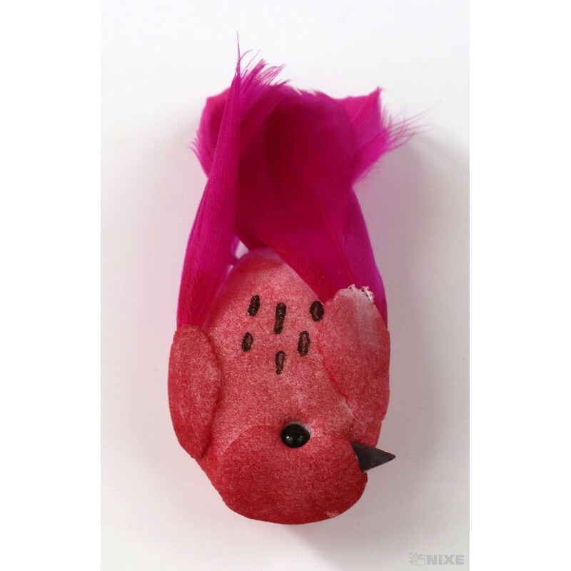 PTÁČEK KLIPS 6cm 24ks*MIX BAREV