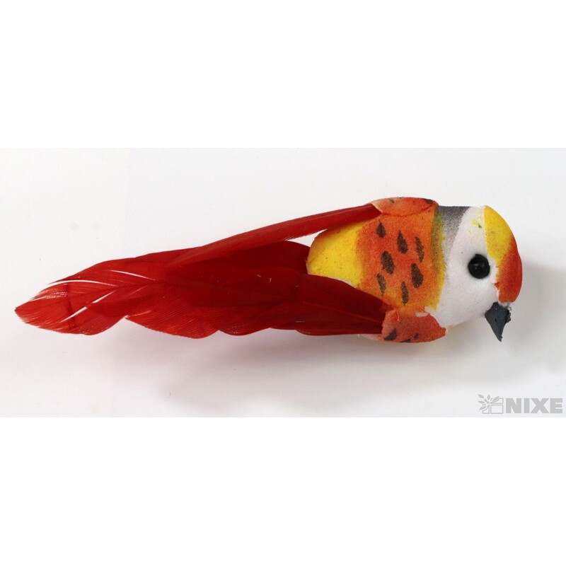 PTÁČEK KLIPS 4cm 12ks*MIX BAREV