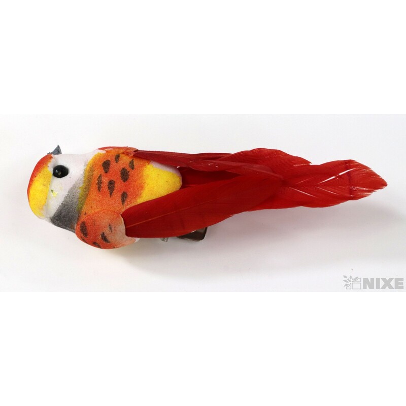 PTÁČEK KLIPS 4cm 12ks*MIX BAREV