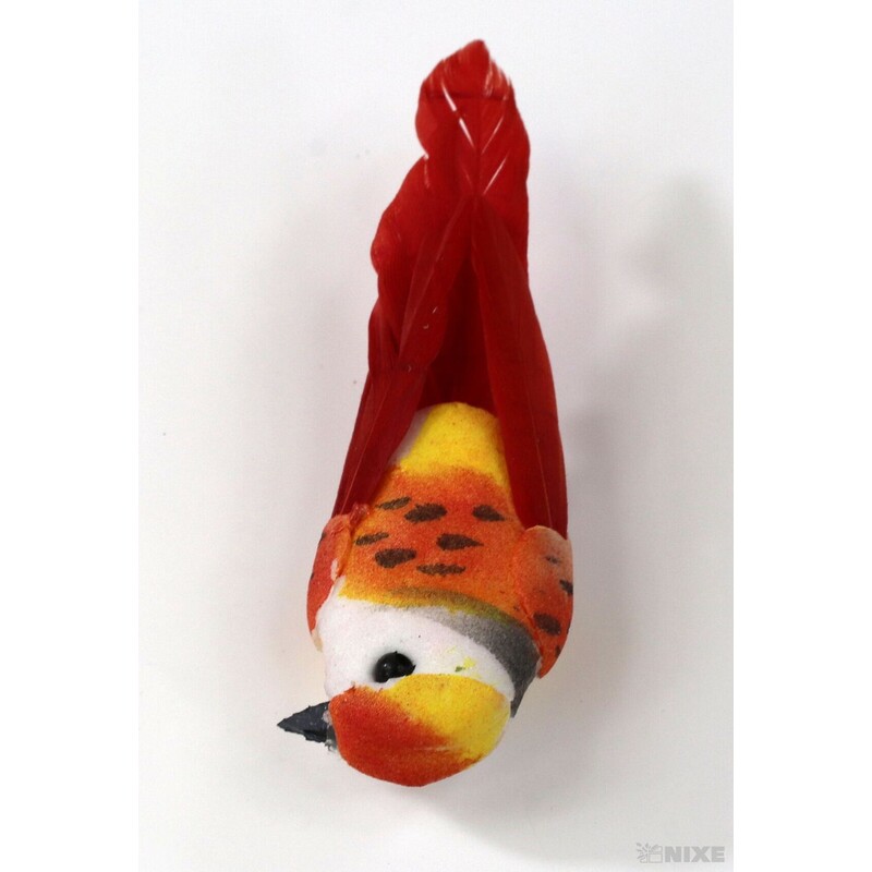 PTÁČEK KLIPS 4cm 12ks*MIX BAREV