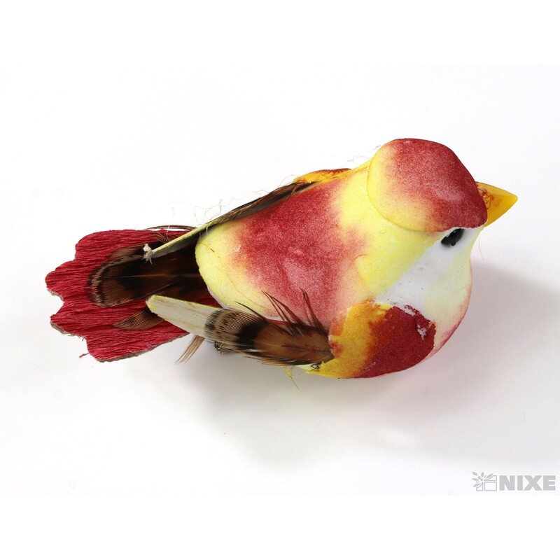 PTÁČEK  KLIPS 6cm 24ks*MIX BAREV