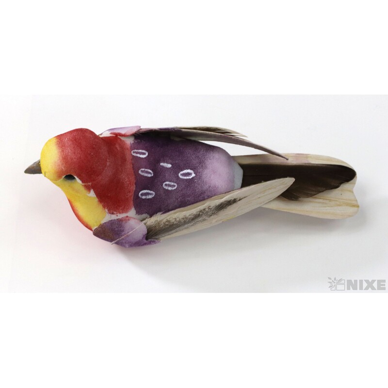 PTÁČEK  KLIPS 8cm 12ks*MIX BAREV