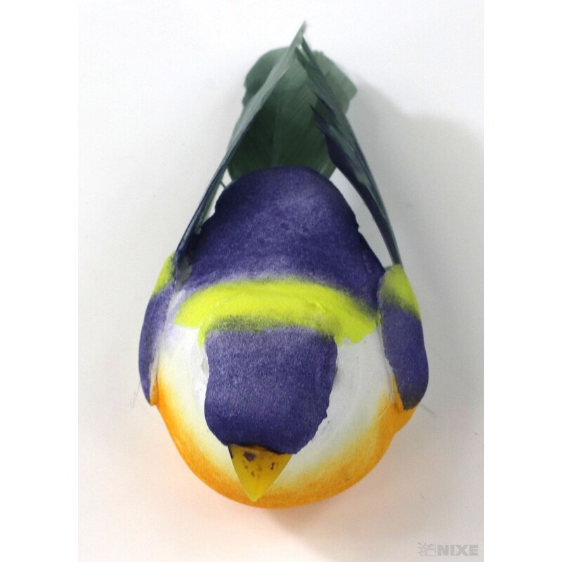 PTÁČEK KLIPS 8cm 12ks*MIX BAREV