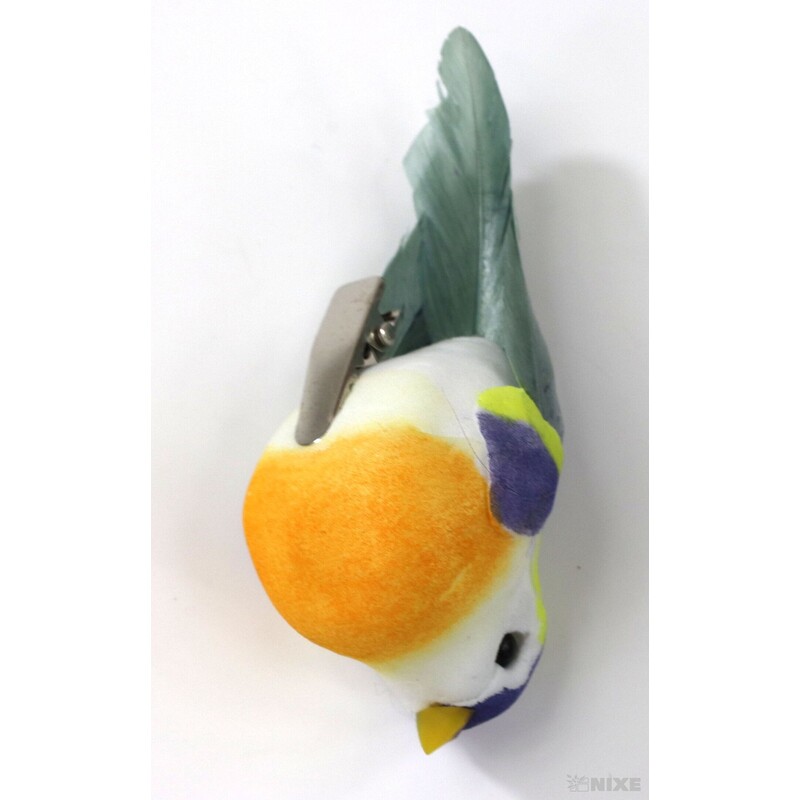 PTÁČEK KLIPS 8cm 12ks*MIX BAREV