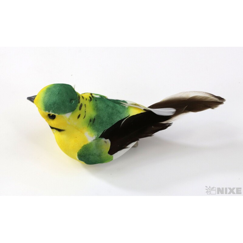 PTÁČEK KLIPS 9cm 12ks*MIX BAREV