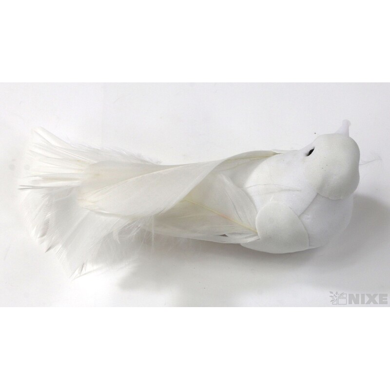 PTÁČEK  KLIPS 13cm 12ks*BÍLÁ