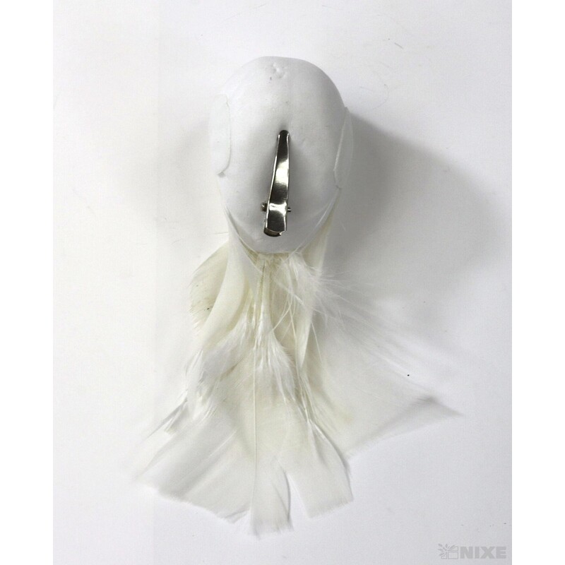 PTÁČEK  KLIPS 13cm 12ks*BÍLÁ