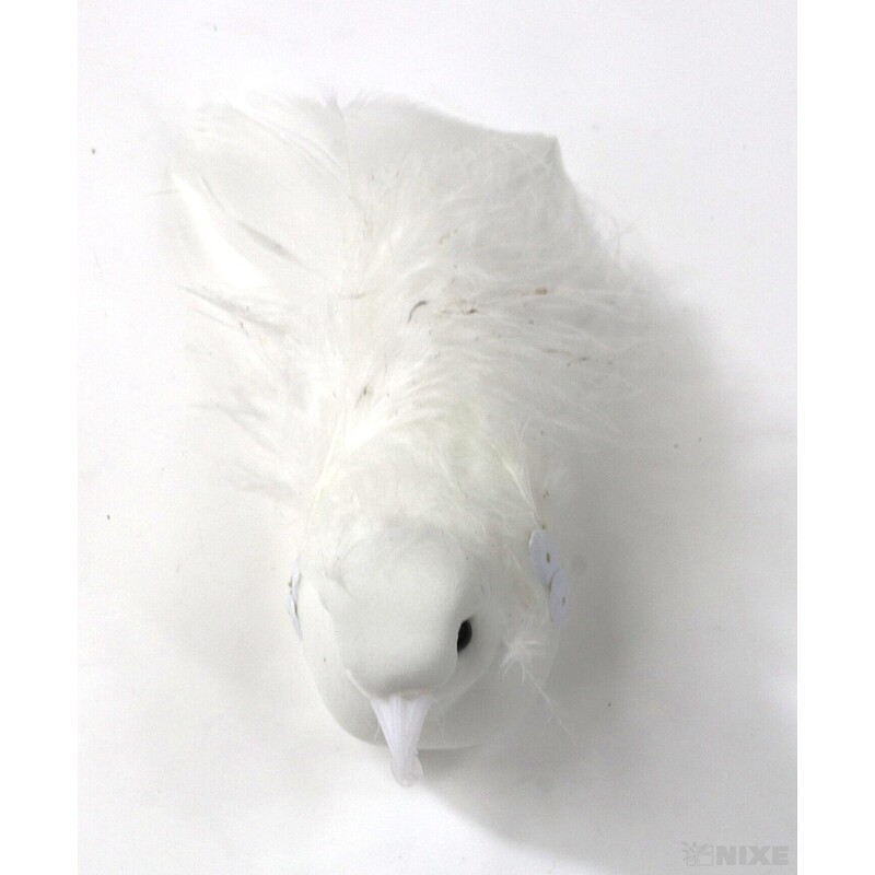 PTÁČEK  KLIPS 10cm 12ks*BÍLÁ