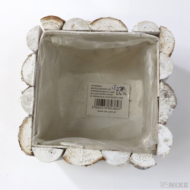 OBAL 11x11x8cm*BÍLÁ