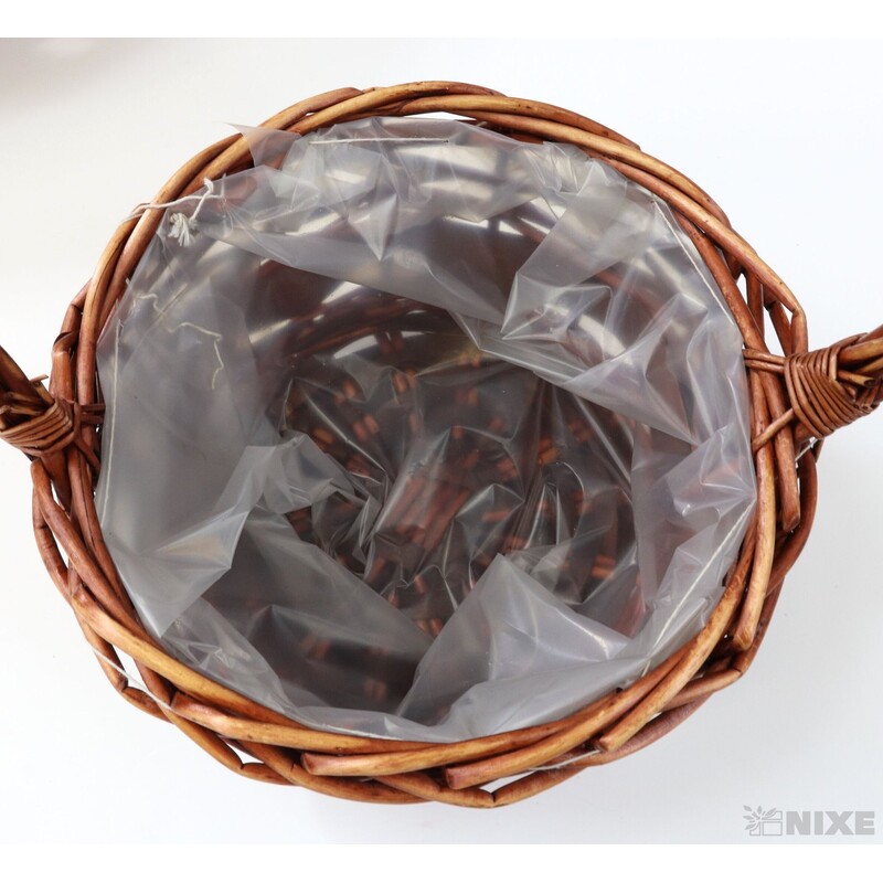 KOŠ PROUTĚNÝ 35x14cm 25x12 20x11*BÍLÁ