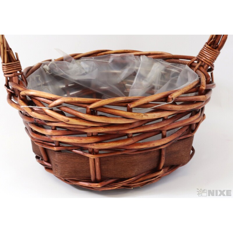 KOŠ PROUTĚNÝ 35x14cm 25x12 20x11*BÍLÁ