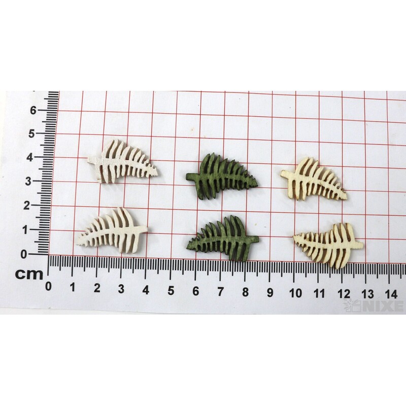 LIST DŘEVO 3cm 24ks*MIX BAREV