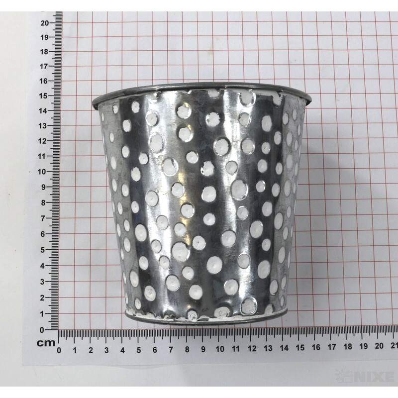 PLECHOVÝ OBAL 11,5x12cm*BÍLÁ