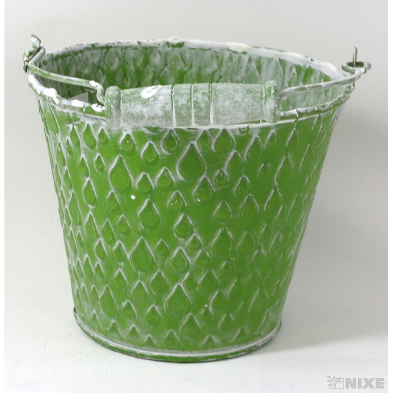 PLECHOVÝ KBELÍK 11x10cm*ZELENÁ