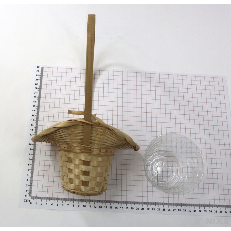 KOŠ 28x10x08cm*PŘÍRODNÍ