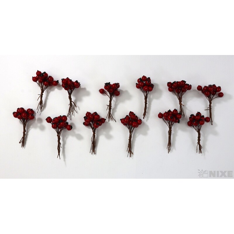 JEŘABINA 1x7cm 12ks 12sv*ČERVENÁ