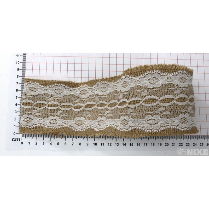 STUHA JUTA KRAJKA 68mmx5yd*PŘÍRODNÍ