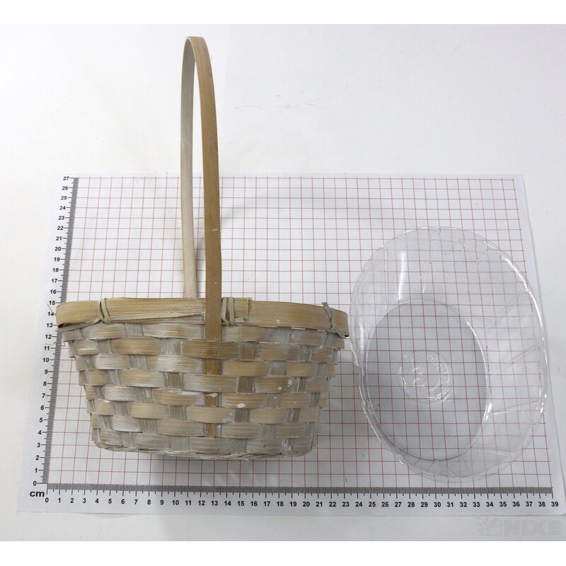 KOŠ RATTAN 20x15x28cm*PŘÍRODNÍ