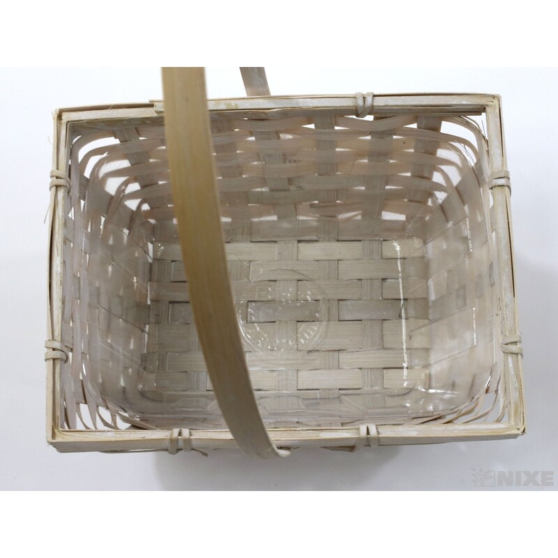 KOŠ RATTAN 18x09x29cm*PŘÍRODNÍ
