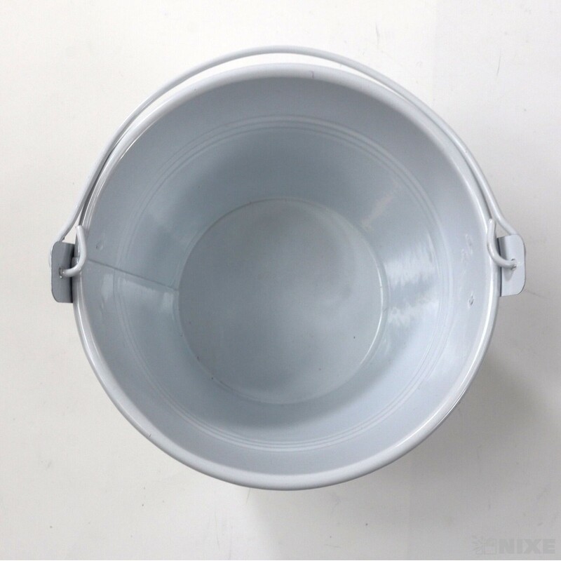 PLECHOVÝ KBELÍK 11x10cm*BÍLÁ