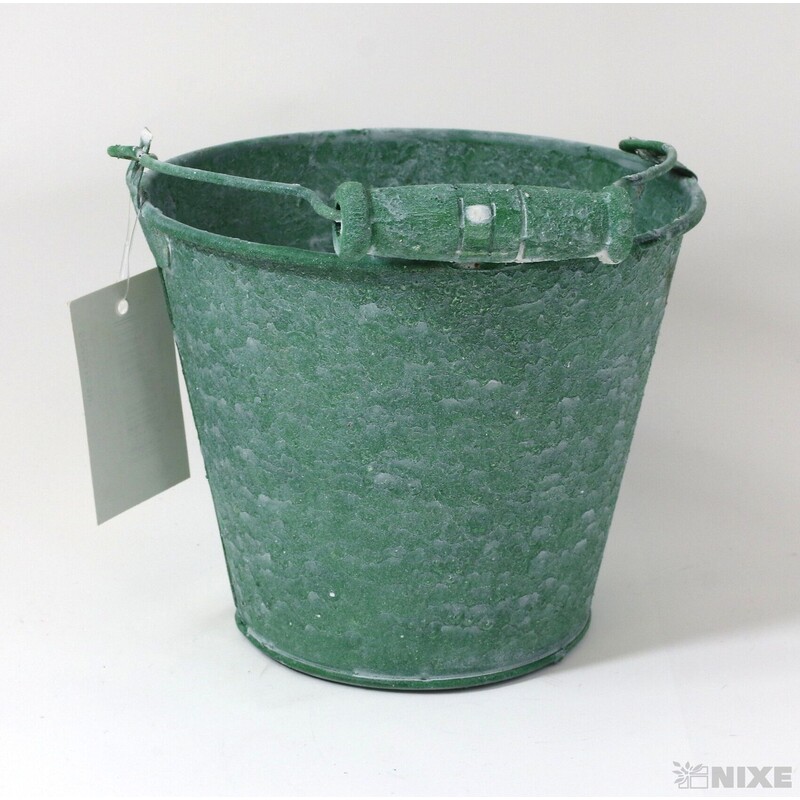 PLECHOVÝ KBELÍK 11x10cm*ZELENÁ