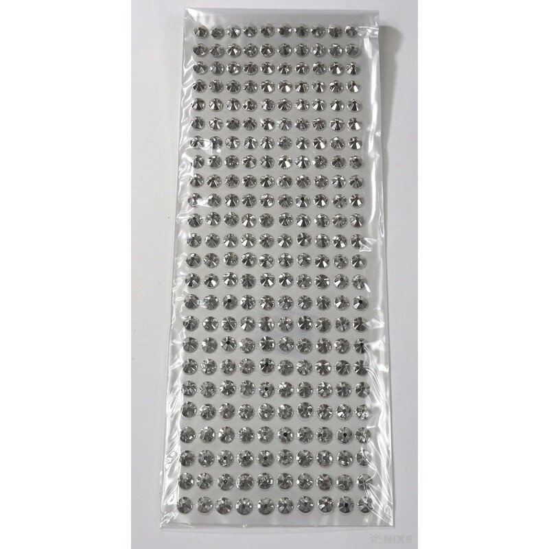 PERLIČKY NALEPOVACÍ 8mm 240ks*PRŮHLEDNÁ