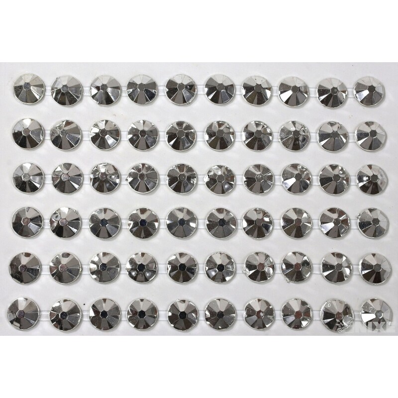 PERLIČKY NALEPOVACÍ 8mm 240ks*PRŮHLEDNÁ